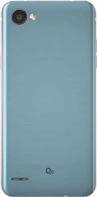 LG Q6 blu indietro