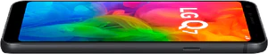 LG Q7 zwart gedraaid