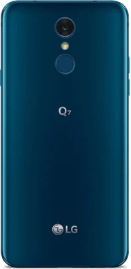 LG Q7 blauw achterkant