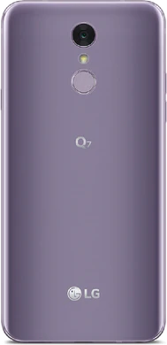 LG Q7 paars achterkant