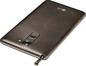 LG Stylus 2 brun top aslant pen