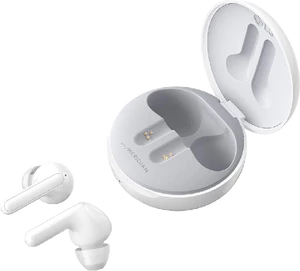 LG Tone Free FN6 wit case geopend