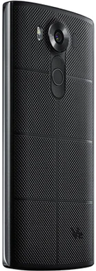 LG V10 zwart achterkant rechterzijkant