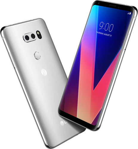LG V30 silver overview