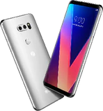 LG V30 zilver overzicht