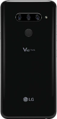 LG V40 ThinQ zwart achterkant