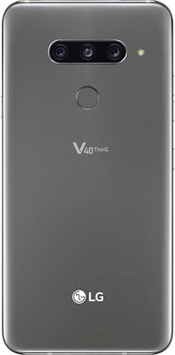 LG V40 ThinQ grijs achterkant