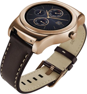 LG Watch Urbane goud schuin