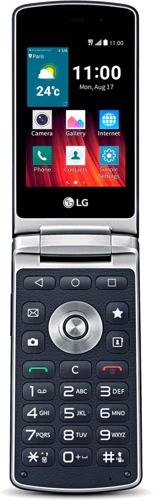 LG Wine Smart blauw geopend