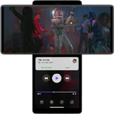 LG Wing front Åbnet