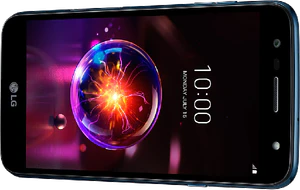 LG X power 3 blauw gedraaid