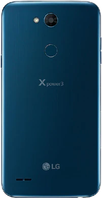 LG X power 3 blauw achterkant