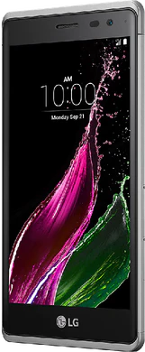 LG Zero silver front höger sida