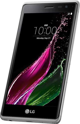 LG Zero zilver voorkant rechterzijkant schuin