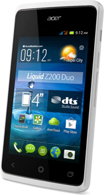 Liquid Z200 Duo essential wit voorkant schuin