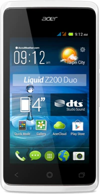Liquid Z200 Duo essential wit voorkant liggend