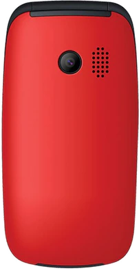 Maxcom Comfort MM817 rood achterkant