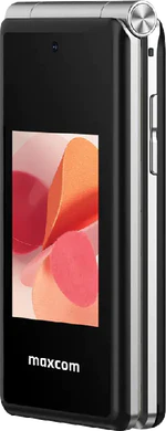 Maxcom MM835 schwarz Vorderseite rechte Seite geschlossen