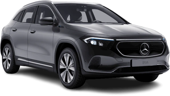 mercedes benz EQA 250 grijs voorkant linkerzijkant