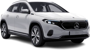 mercedes benz EQA 250 polar bianco copertina frontale lato sinistro