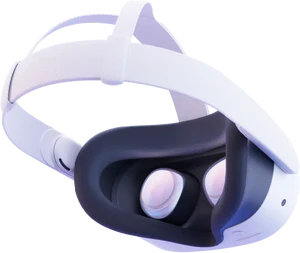 Meta Quest 3S wit binnenkant schuin
