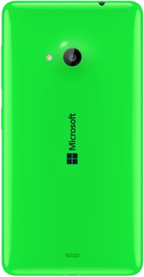 Microsoft Lumia 535 bag side grøn