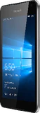 Microsoft Lumia 650 nero copertina frontale lato destro