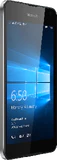 Microsoft Lumia 650 Dual SIM zwart voorkant linkerzijkant