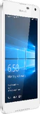 Microsoft Lumia 650 Dual SIM wit voorkant linkerzijkant