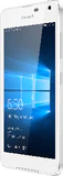 Microsoft Lumia 650 bianco copertina frontale lato destro