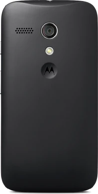 Moto G zwart achterkant