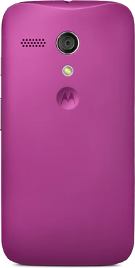 Moto G violet achterkant