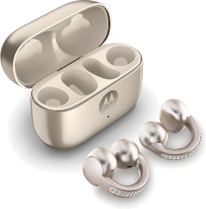 Motorola Buds Loop brun sak oversikt