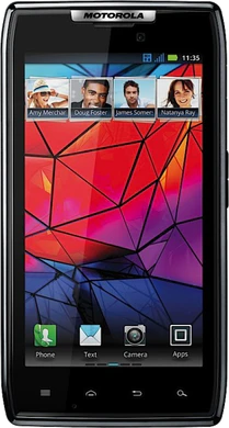 Motorola droid Razr voorkant