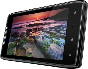 Motorola droid Razr gedraaid schuin