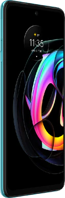 Motorola edge 20 Lite grön front vänster sida