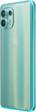 Motorola edge 20 Lite grön tillbaka vänster sida