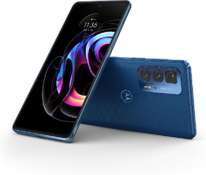 Motorola edge 20 Pro vegan blauw overzicht