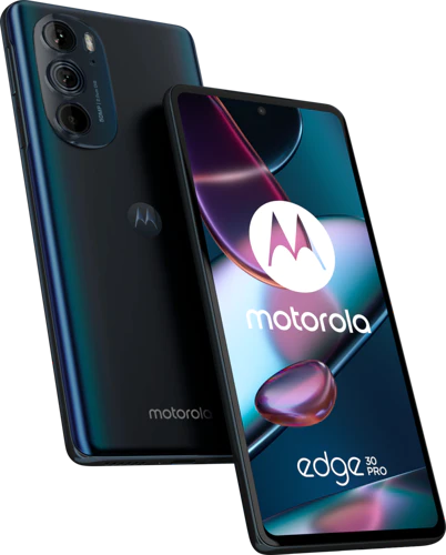 Motorola edge 30 Pro blauw overzicht