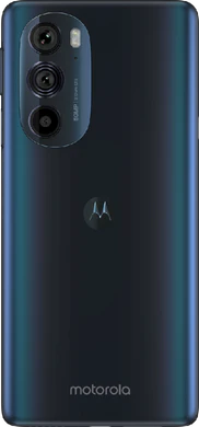 Motorola edge 30 Pro blå tillbaka