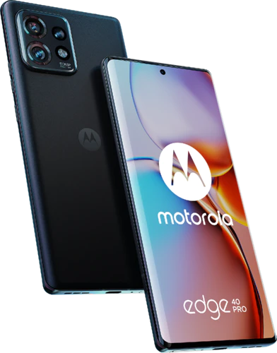 Motorola edge 40 Pro zwart overzicht