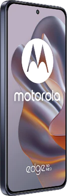 Motorola edge 50 neo grijs voorkant linkerzijkant