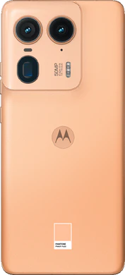 Motorola edge 50 ultra pink oranssi takapuoli