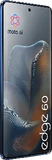 Motorola edge 60 blå front vänster sida