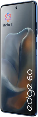 Motorola edge 60 blå front höger sida