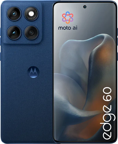 Motorola edge 60 blauw overzicht