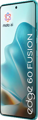 Motorola edge 60 fusion groen voorkant rechterzijkant