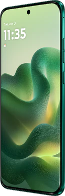 Motorola edge 70 fusion sporting green front right side