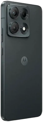 Motorola edge 70 max pantone dark shadow schwarz Rückseite rechte Seite