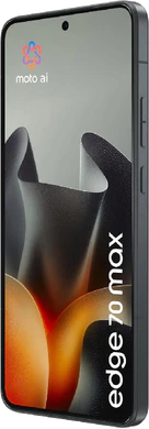 Motorola edge 70 max pantone dark shadow Vorderseite rechte Seite